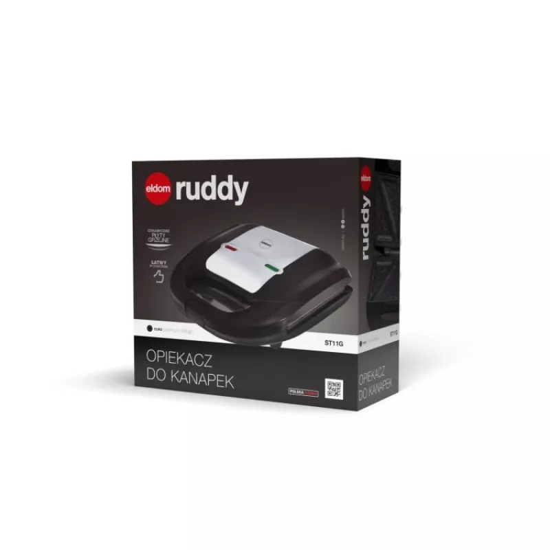 ELDOM Sandwichera RUDDY, 750 W, placas de granito