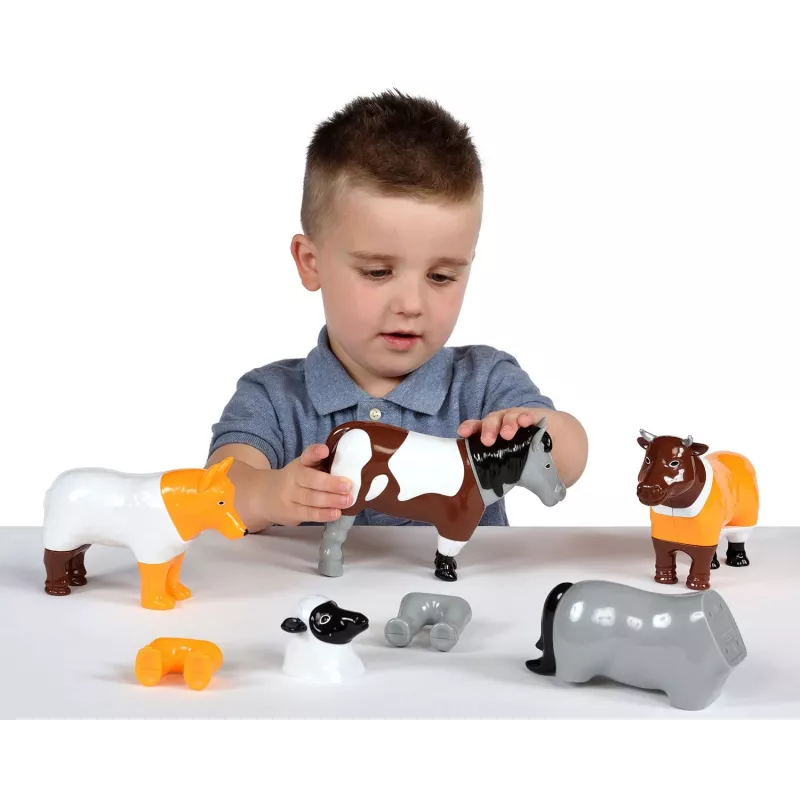 Set magnético de animales de granja Malblo