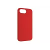 Tapa trasera para móvil FIXED para Apple iPhone 16e, goma, rojo, funda protectora fina