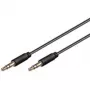Wentronic Goobay cable de conexión jack 3,5 mm, 1 m - conector macho jack 3,5 mm (3 polos, estéreo) > conector macho jack 3,5 mm (3 polos, estéreo) (69117)