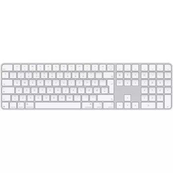 Teclado Apple Magic universal USB + Bluetooth QWERTY noruego blanco