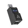 Hub USB SBOX H-606 – 3 puertos USB-A (1x USB 3.0, 2x USB 2.0)