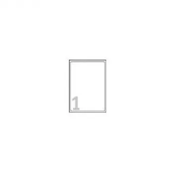 Avery - transparente - A4 (210 x 297 mm) 25 etiqueta(s) (25 hojas x 1) etiquetas de dirección transparentes