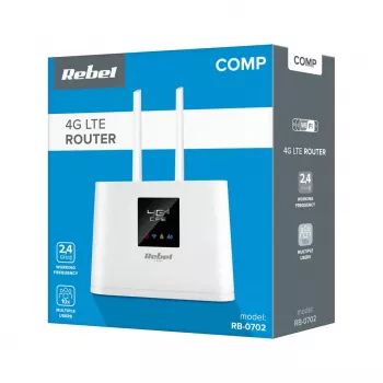 Router Rebel Comp RB-0702 4G LTE — router móvil/LTE, compatible con SIM
