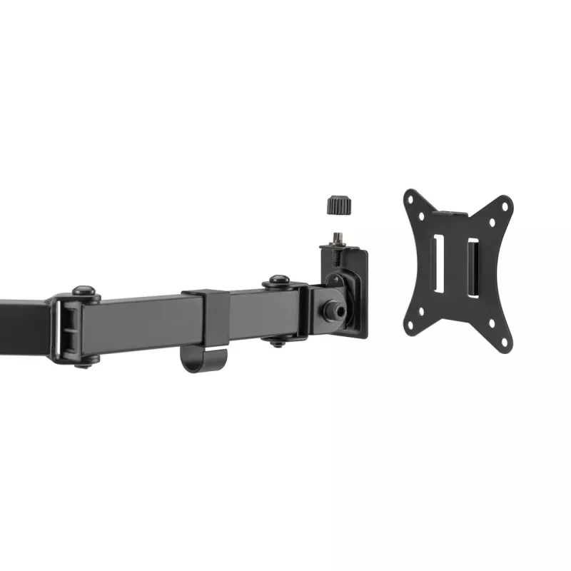 Soporte de mesa Maclean para 2 monitores, VESA 75x75 y 100x100, 17-32, 2x 9kg, MC-754N
