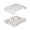 Caja de superficie Keystone DeLOCK 67052 para módulos de fibra óptica, 6 puertos, blanca