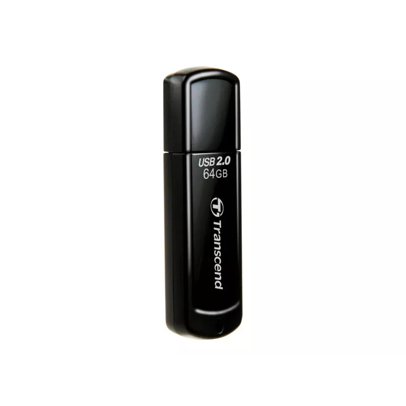 Memoria USB Transcend JetFlash 350 64GB, USB 2.0, Negro