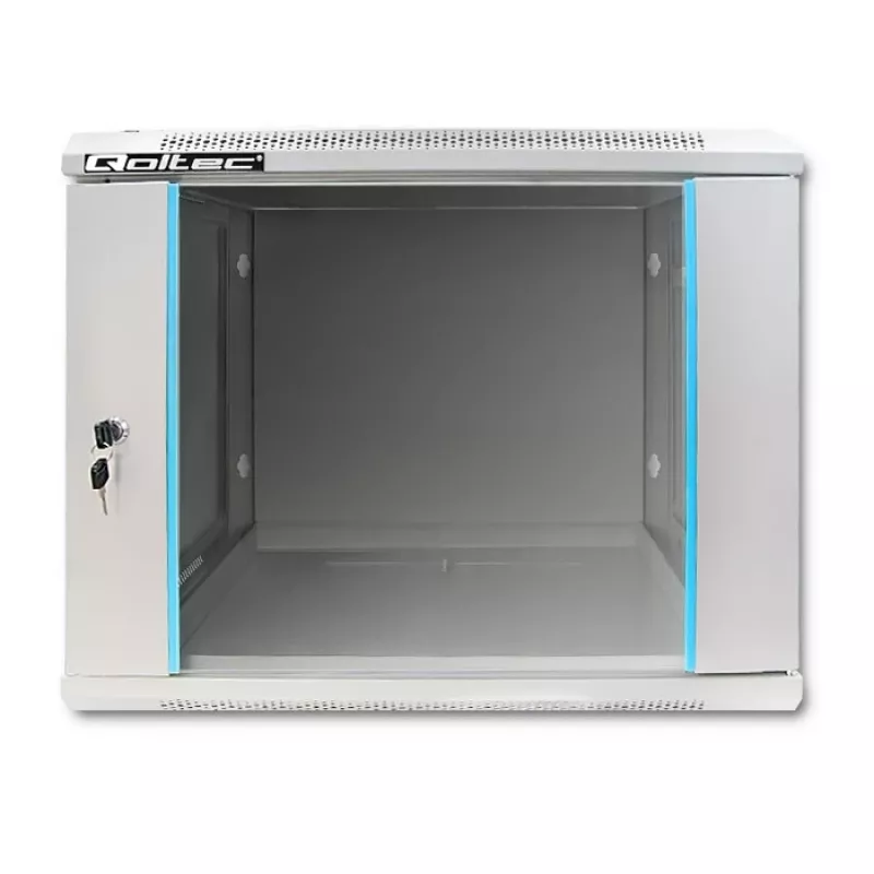 Armario rack QOLTEC 19 pulgadas 9U 600x500x600 montaje en pared o suelo carcasa para servidor