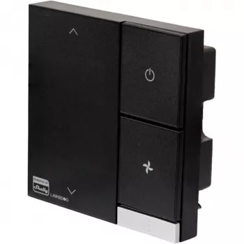 Termostato inteligente HVAC Shelly LinkedGo negro – WLAN digital (802.11b/g/n), 87×87×35 mm