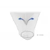 Vaina para cables DeLOCK 20698 blanco