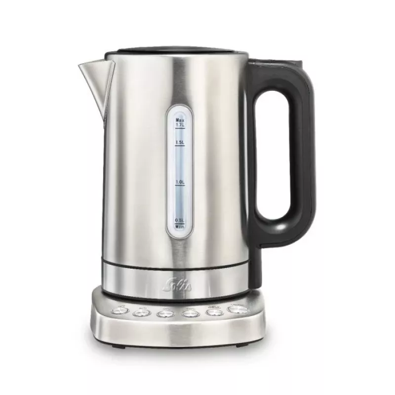 Hervidor de agua eléctrico Solis 1,7 L 2200 W acero inoxidable