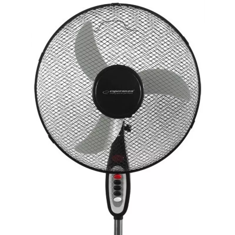 Esperanza EHF002KE, ventilador de pie 16 '', negro y gris
