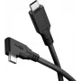 Goobay cable USB-C 90° USB4 2 m negro - 240 W 40 Gbit/s Power (79433)