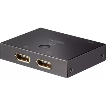 Renkforce Conmutador DisplayPort de 2 puertos bidireccional 3840 x 2160 píxeles (RF-3795624)