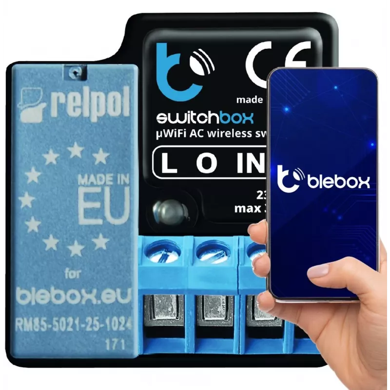 SwitchBox Wireless blebox SwitchBox Negro