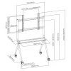 Soporte de TV MACLEAN MC-977 para pantallas de 50–86 pulgadas, capacidad de carga 120 kg