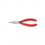 Alicates de ajuste Knipex l.135 mm rectos planos, funda estrecha de cuero de vaca
