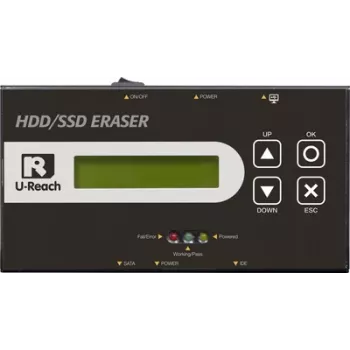 Estación de borrado de datos Renkforce TP100, borrado seguro de datos para unidades SATA e IDE