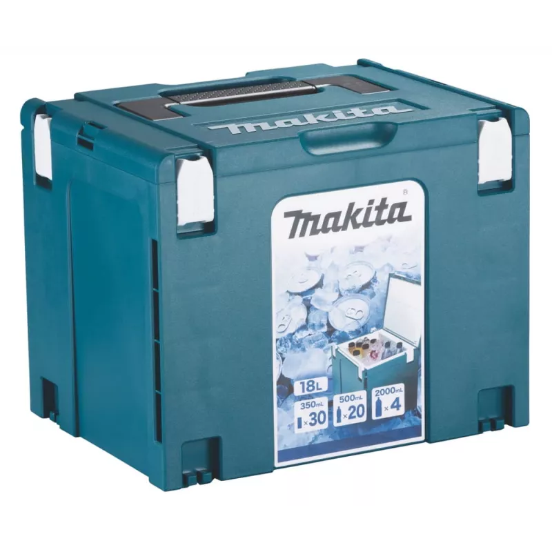 Makita MAKPAC nevera portátil aislada, tamaño 4, 18 l, azul (198253-4)