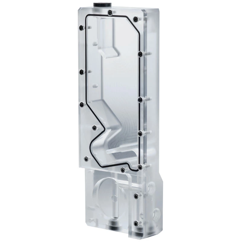 Phanteks Glacier R220C depósito, placa trasera de acrílico transparente, LED DRGB (PH-R220C_02)