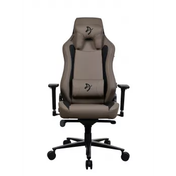 Silla gaming Arozzi Vernazza SoftPU Marrón — diseño ergonómico, revestimiento SoftPU