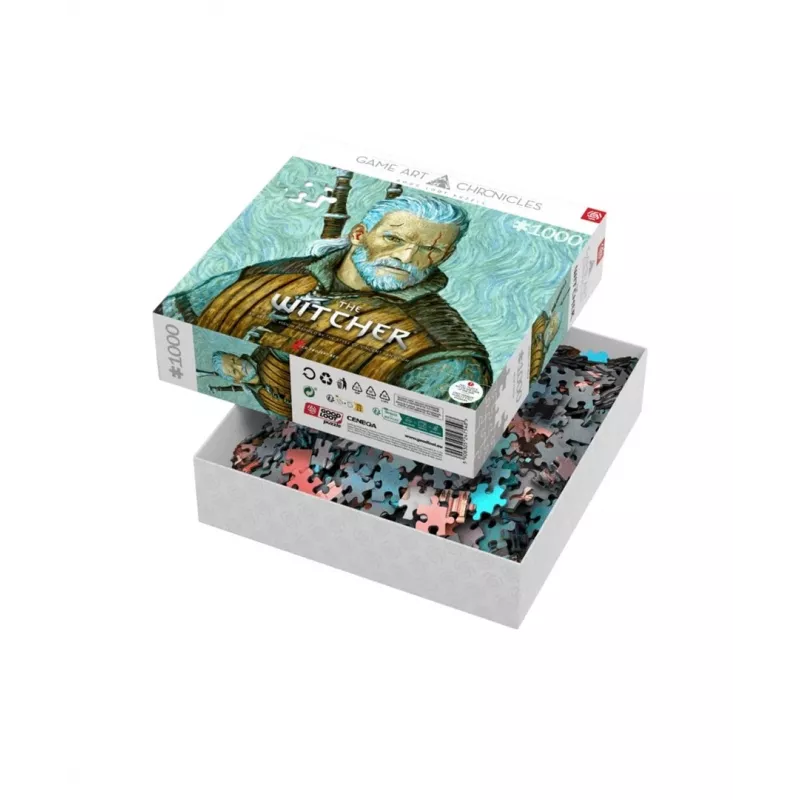 Puzle Cenega The Witcher Geralt & Vincent van Gogh 1000 piezas