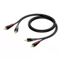Cable de audio Procab 1KPCL084 — 2x conector Cinch a 2x conector Cinch, 3 m