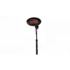 Calefactor eléctrico Sunred SMQ2000A para interior y exterior negro 2000 W calefactor eléctrico de cuarzo