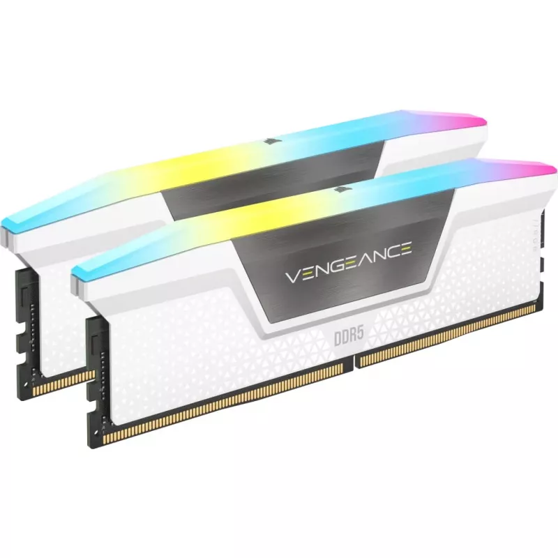 CORSAIR Vengeance RGB DDR5 Kit 64 GB 2 x 32 GB DIMM 288-PIN 6400 MHz PC5-51200 CL32 1.4 V blanco (CMH