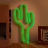Luz de neón MANTA SNL74GN Verde cactus — letrero de neón decorativo, modelo SNL74GN