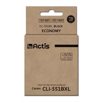 Actis KC-551Bk Tinta (sustituto de Canon CLI-551BK; Estándar; 12 ml; negro)
