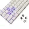 Teclado mecánico White Shark Shinobi-2 Brown Switch US-Layout — diseño compacto, interruptores Brown