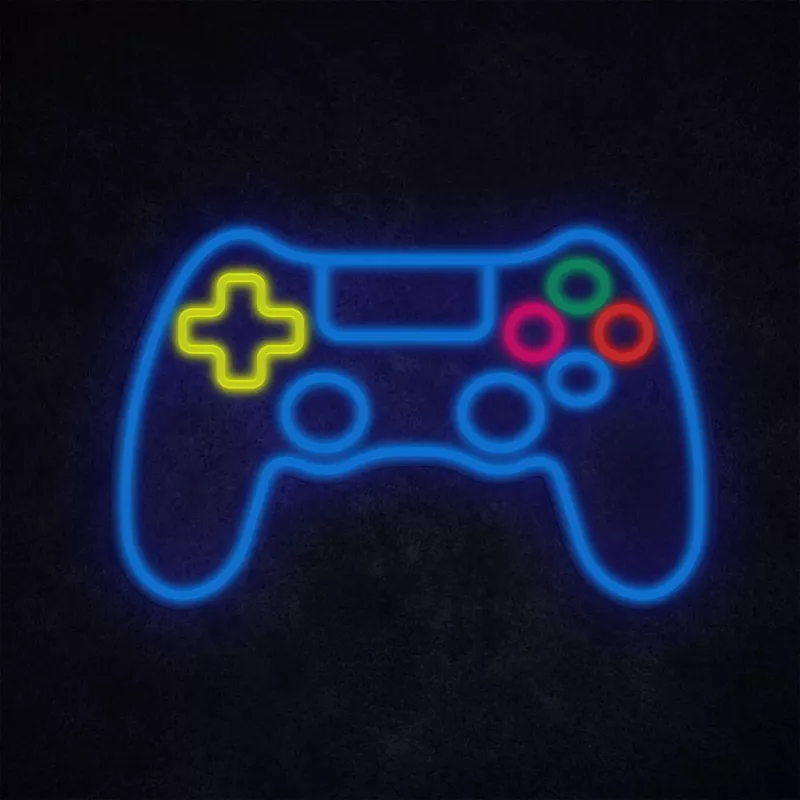 Mando USB con cable MANTA SNL63MT Neon Lights — mando para PC con conexión USB