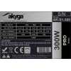 Fuente de alimentación SFX Akyga AK-S1-300 300 W, PFC pasivo, ventilador de 80 mm, negro