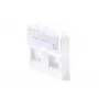 Toma de pared Lanview LKS830 45x45 mm 2 puertos Ethernet