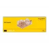 Organizador de escritorio DeLOCK 18341 transparente marrón plástico 145x250x85mm
