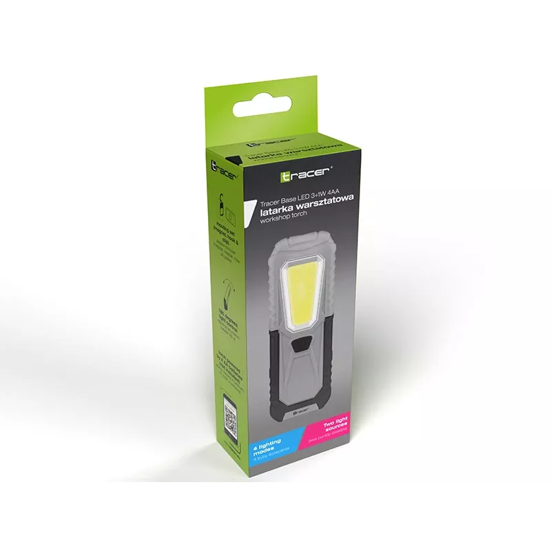 Lámpara de taller Base LED 3+1W