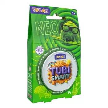 Pasta de modelar TUBAN TUBI SMART NEO, verde, 50 g – pasta de modelar para niños