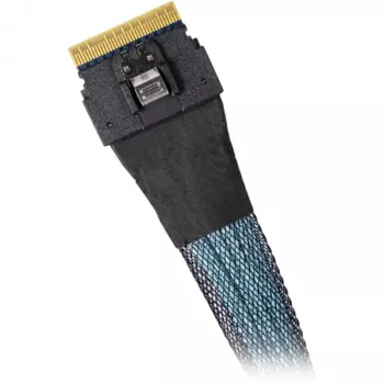 ICY DOCK - MB4026L-B - cable SlimSAS 4i SFF-8654 a OCuLink 4i SFF-8611 – 0,5 m