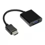 Adaptador HDMI a VGA, conector macho HDMI a conector hembra VGA, conector hembra estéreo de 3,5 mm, negro, Good Connections® (HDMI-AD21)
