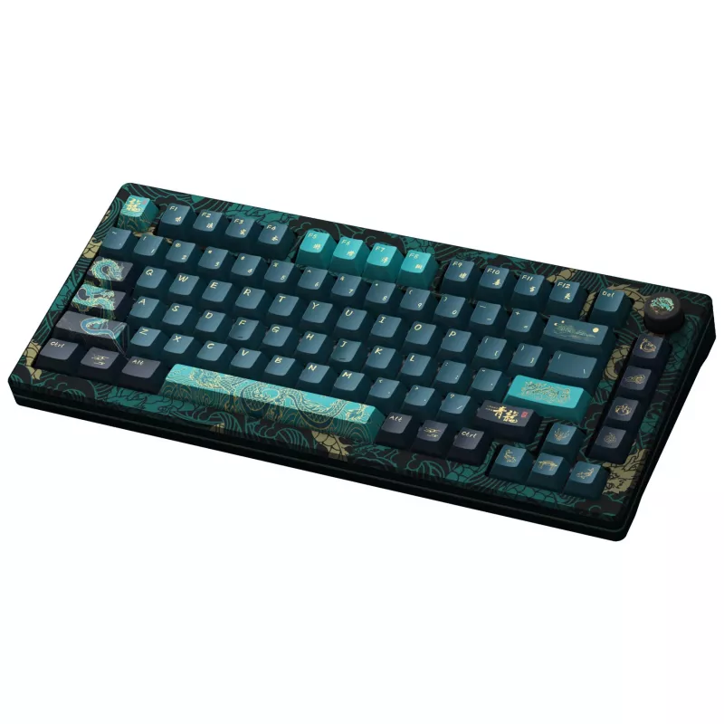 Teclado Gaming mecánico AKKO MOD 007B V3 Year of the Dragon Crema-Amarillo con interruptores magnéticos