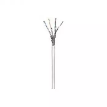 Wentronic Goobay Cable de red CAT 6, S/FTP (PiMF), Gris, 100 m - Mezcla de cobre CCA, AWG 27/7 (trenzado), LSZH (93954)