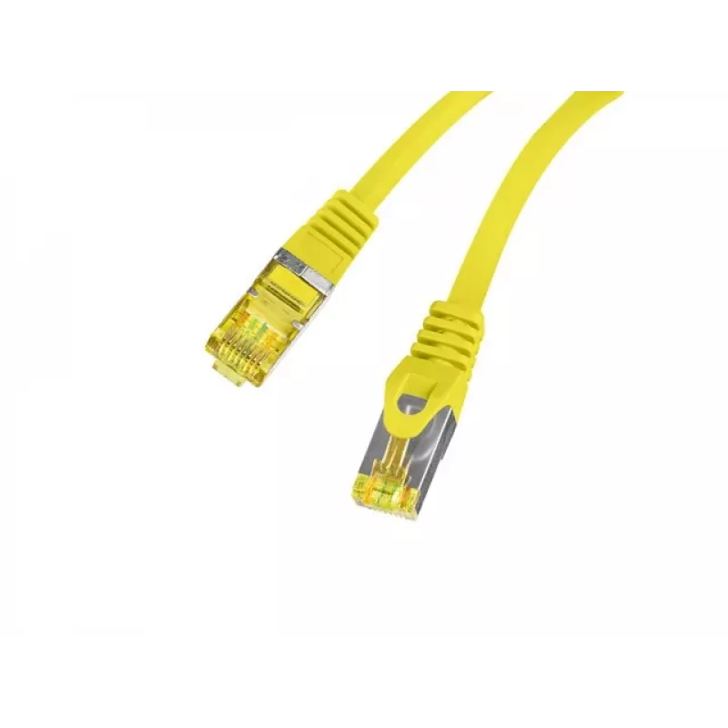 Cable de red Lanberg PCF6A-10CU-0025-Y RJ-45 Cat6a 0,25 m amarillo