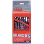 Juego de brocas HSS OEM E-500-1225, 25 piezas, tamaños 1–13 mm