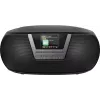 Sencor SPT 6200DB boombox con reproductor CD/MP3 y radio, DAB+/FM, Bluetooth, USB, AUX, 3 W, negro