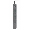 Regleta de protección contra sobretensiones Power Line+ mobile ready 1,5 m (4 tomas + 3x USB-A, 5V 2,4A)