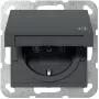 gira mecanismo de toma de corriente SCHUKO System 55 antracita 445428