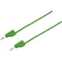 VOLTCRAFT Cable de prueba [conector macho 4 mm - conector macho 4 mm] 1 m verde MSB-300 (MSB-300-1-GR)