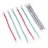 Kolink Core Adept kit de extensión de cables trenzados, blanco brillante/azul neón/rosa puro
