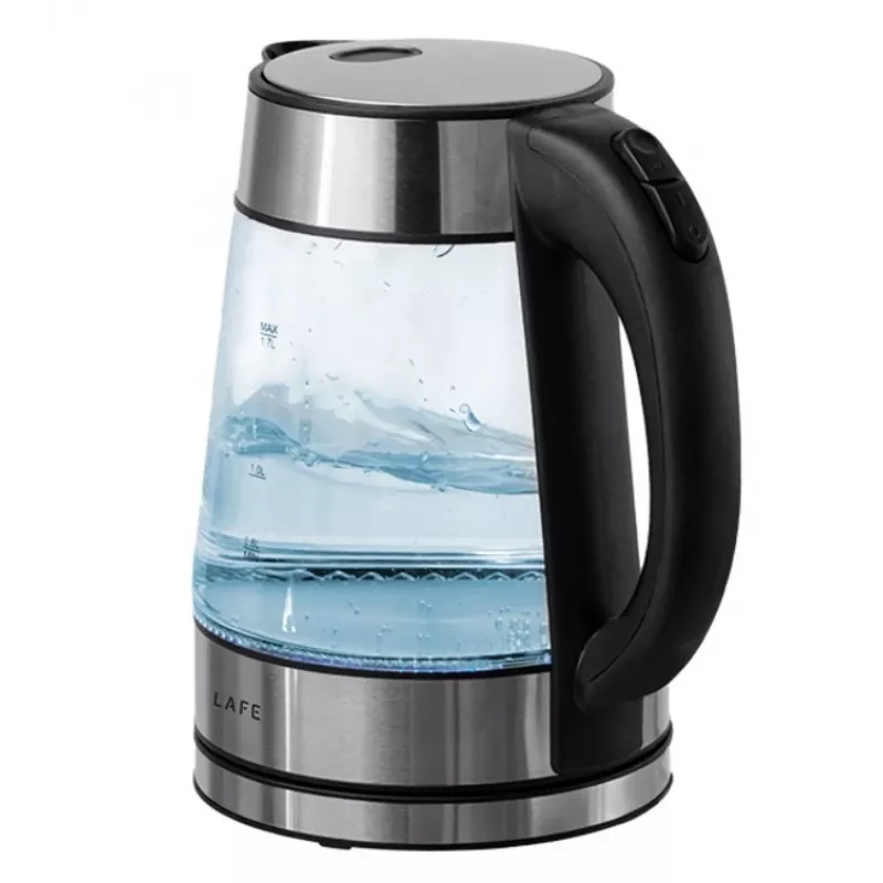 Hervidor de cristal LAFE LAFCZA47618 – 1,5 L de capacidad, 100% reciclable